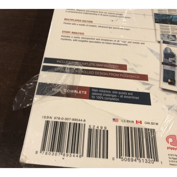 Assassin's Creed III Complete Official Guide Piggyback Strategy Book NEW Sealed - Picture 3 of 7